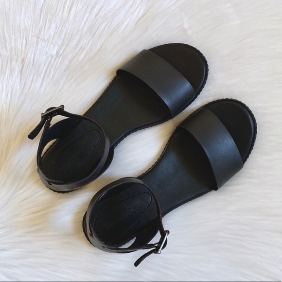 Timberland Cherrybrook Black Leather Sandals - Picture 3 of 7